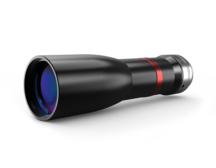 Compact High Magnification Double Telecentric Lenses