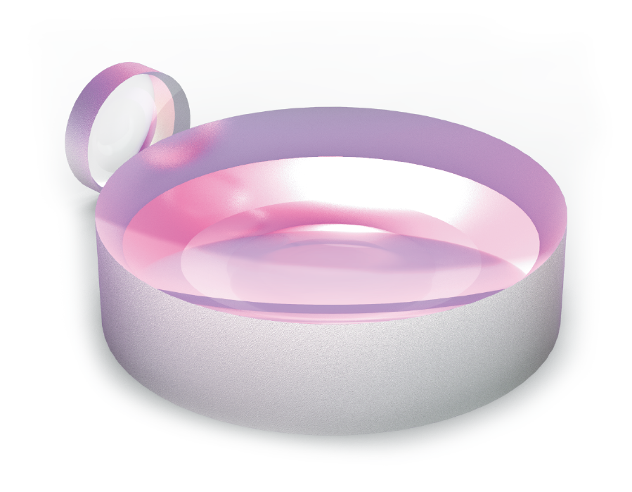 UV Fused Silica Double-Concave (DCV) Lenses